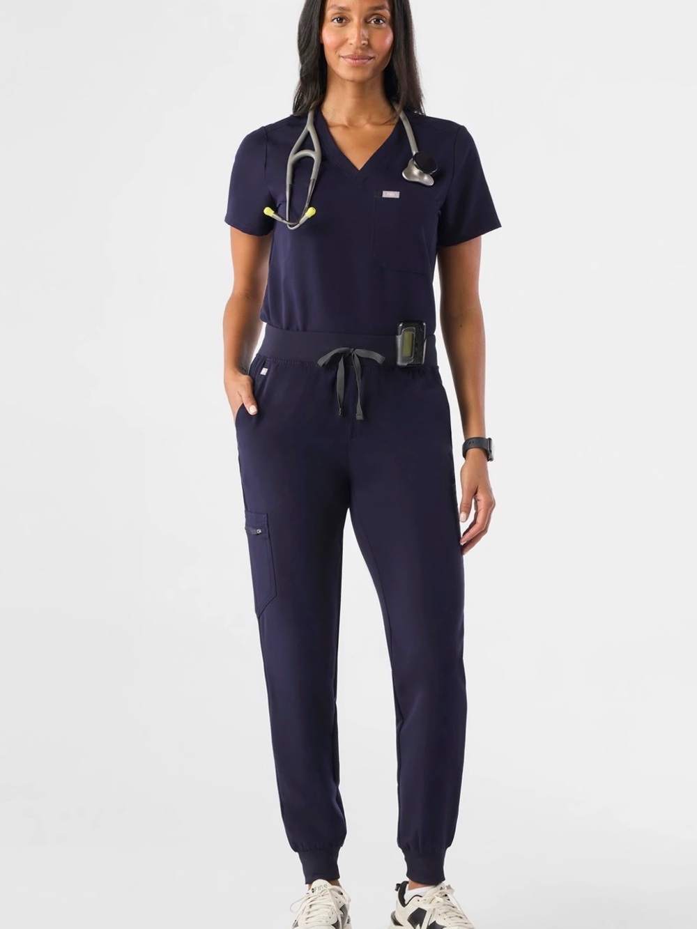 Figs Zamora Jogger Scrub Pants Navy